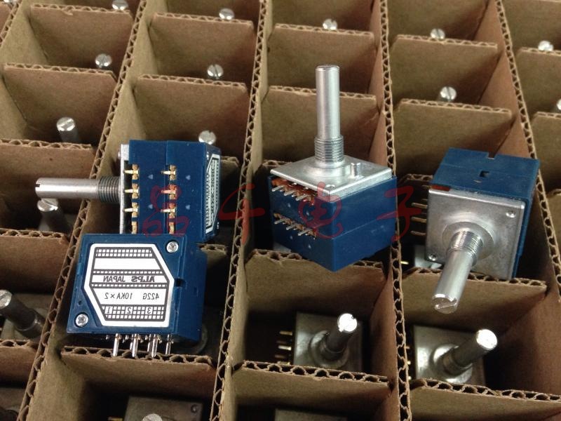  阿尔卑斯ALPS发烧级卓越的操作感觉高特性电位器27型A10K双联