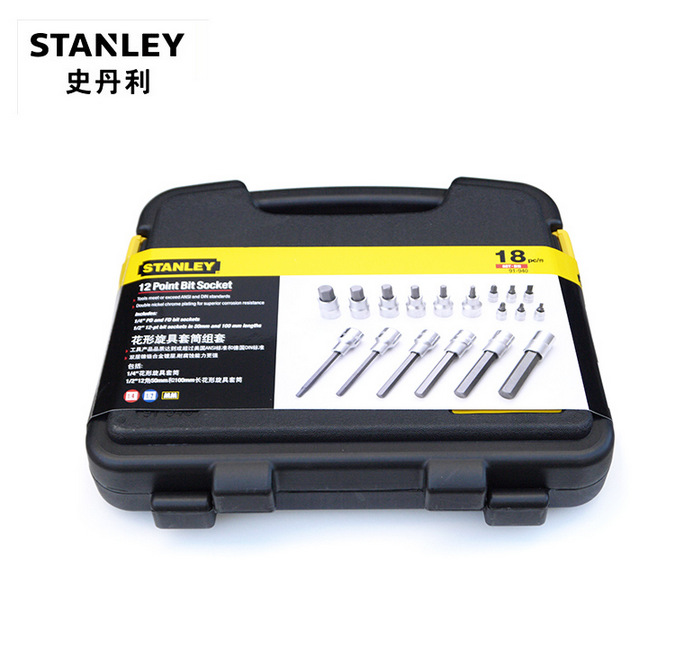 STANLEY/史丹利18件套6.3/12.5MM系列旋具套筒扳手组套91-940-22