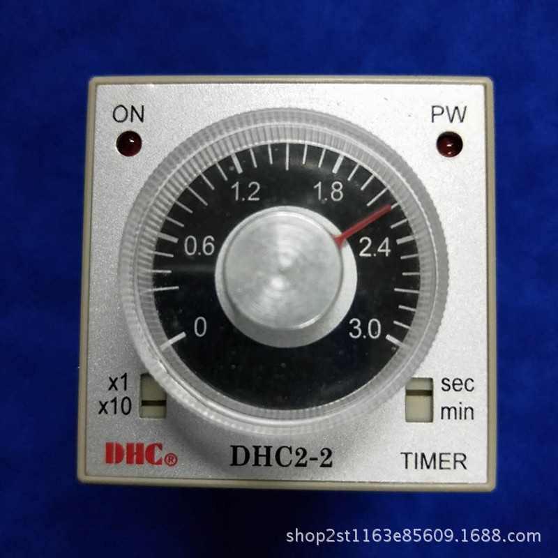 正品温州大华指针电子式时间继电器DHC2-2 0.3S~30M 可代替H3BA