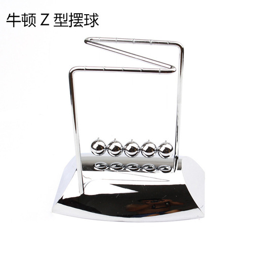 N-shaped Newton ornaments, single pendulum and billiard ball energy conservation perpetual motion device, creative home office ornaments wholesale