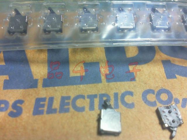  ALPS检侧开关四脚/边刷健