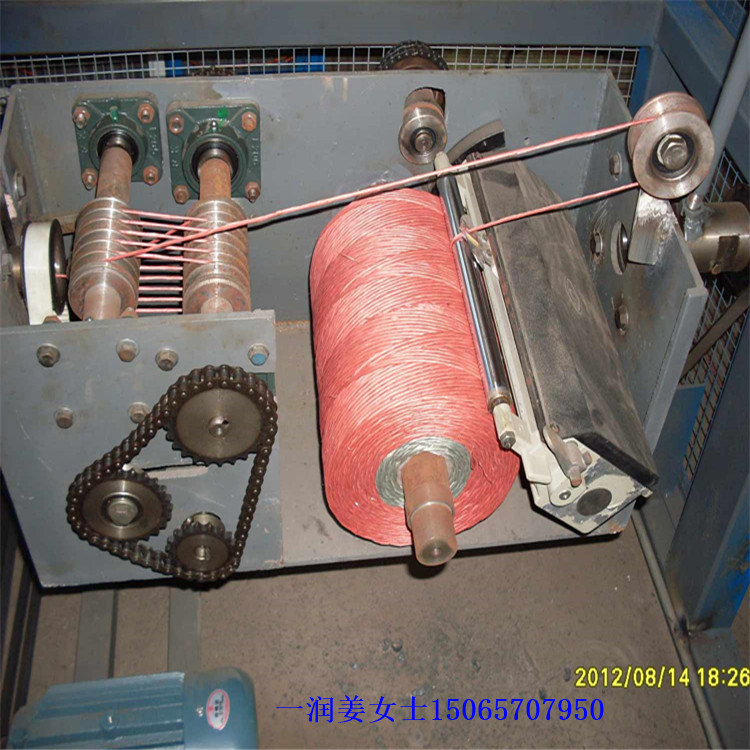 加捻打捻机台价格 捆草绳机设备 单股或多股撕裂膜加捻制绳络筒机