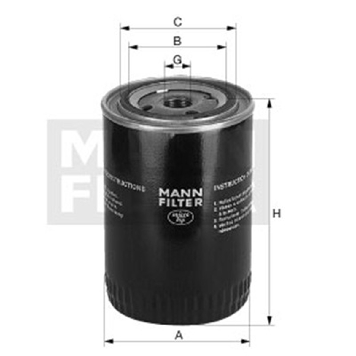 MANN-FILTER(曼牌滤清器)油滤W950/17