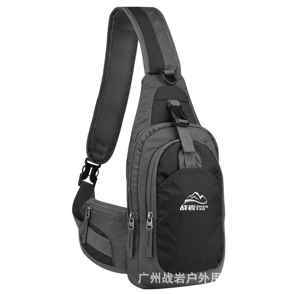 廠家定制休閑男士胸包 輕便運(yùn)動胸包 戶外騎行單肩斜挎包 亞馬遜