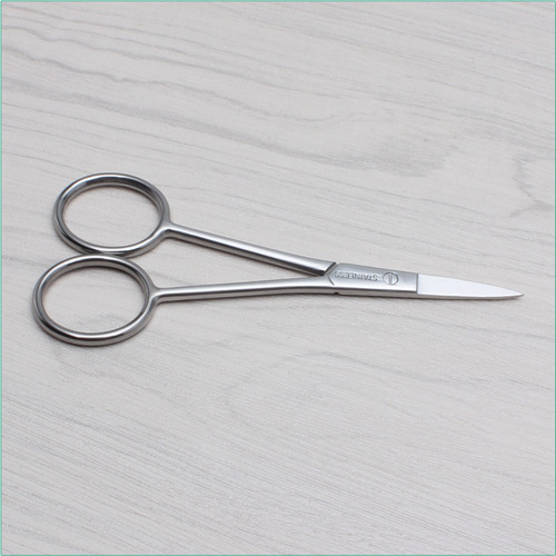 Stainless steel beauty scissors, eyebrow trimming scissors, pointed scissors, double eyelid scissors, straight scissors