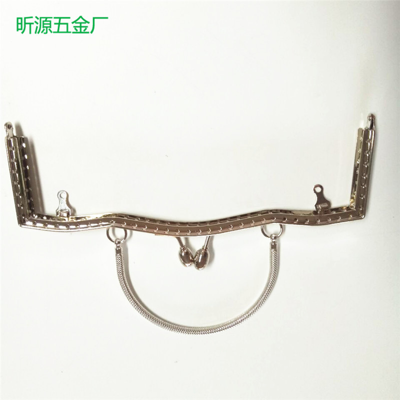 供应 手袋五金架 手袋五金扣 袋口铰 手挽较  箱包金属五金框 定