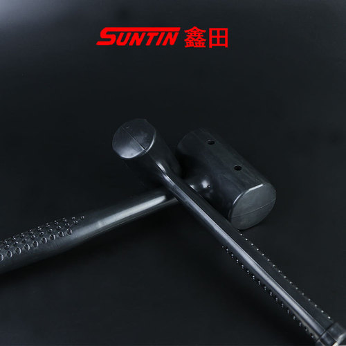 Xintian rubber hammer rubber hammer shock-proof hammer non-elastic hammer marble floor tile installation hammer skin