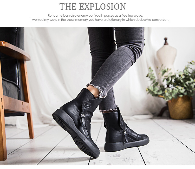 Bottes femme en PU artificiel - Ref 3355246 Image 17