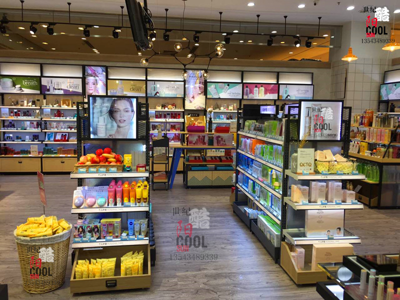 化妆品柜子 化妆品柜台展示柜 化妆品展柜