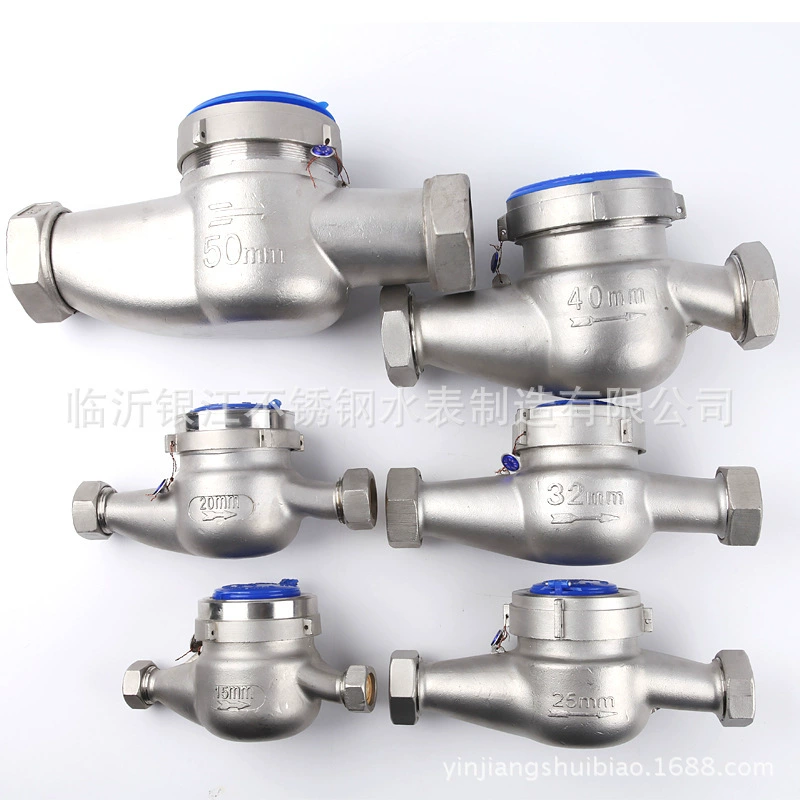 Поставка от производителя: счетчик воды Yinjiang из нержавеющей стали DN25, настольный счетчик воды с цифровым дисплеем