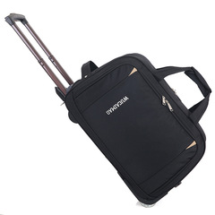 Wholesale trolley bag large capacity travel bag foldable oxford cloth luggage bag portable tug boarding bag 20/24