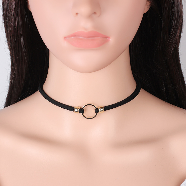 Hot Sale Women's Fashion Geometric Circle Multi-layer Necklace Choker display picture 6