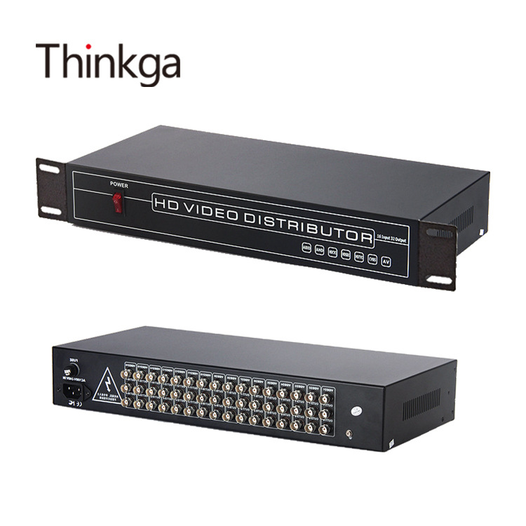 Supplying 16 Enter 32 Out AHD/CVI/TVI Fully compatible 720P coaxial high definition Video Splitter