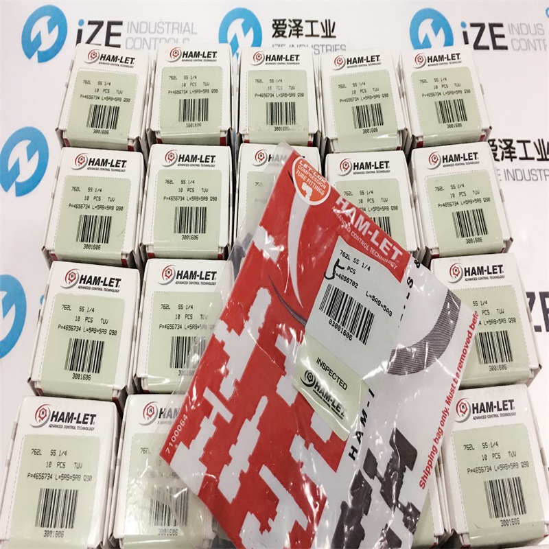 HAM-LET双卡套接头762L SS 1/4（全新原装）爱泽工业供应