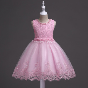 Lace Princess Dress Girls Summer Dress Skirt children wedding dress baby dance skirt flower skirt