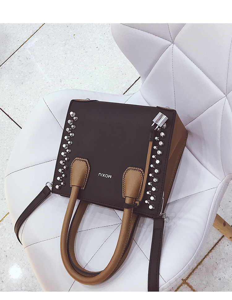 Korean version PUShoulder bag (brown)NHPB0265-brown
