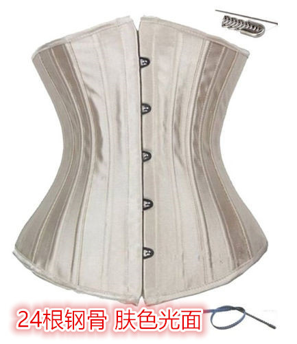 Corte corsé 26 acero hueso corsé satén cintura sello cintura clip pecho apoyo vientre conformación ropa vientre conformación cinturón