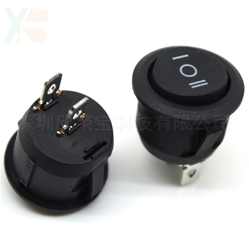 翘班开关 电源开关 圆船型两脚三档 20X23 KCD电源开关