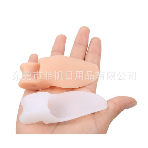 Silicone thumb valgus corrector toe separator big foot valgus corrector silicone anti-wear toe cover