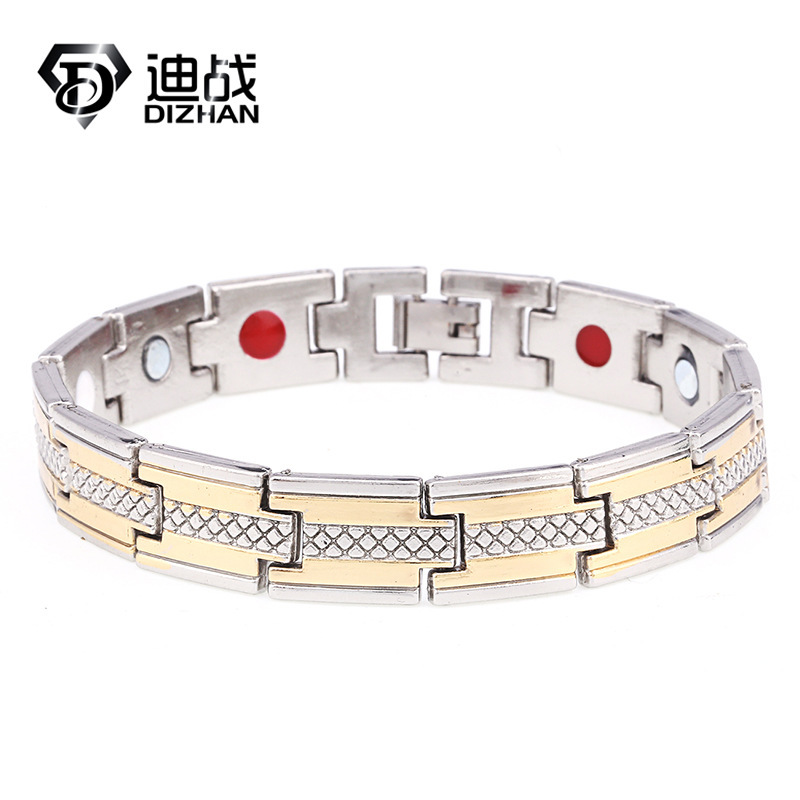 European and American Export Jewelry Snake Pattern Copper Gold-Plated Health Bracelet Men's Wholesale Exquisite Hand Jewelry European and American Export Jewelry Snake Pattern Copper Gold-Plated Health Bracelet Men's Wholesale Exquisite Hand Jewelry