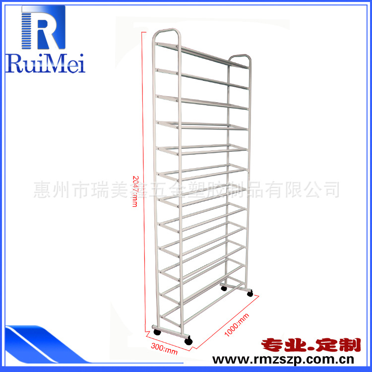 专业定制 金属鞋子展示架 专柜鞋架 家装鞋子展架 多层鞋架置物架