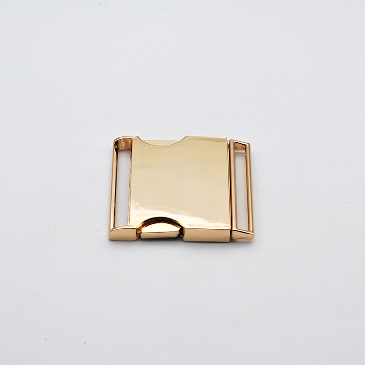 Aleación de zinc hebilla metálica hebilla de hardware decorativo abrigo abajo chaqueta hebilla de cinturón mochila al por mayor