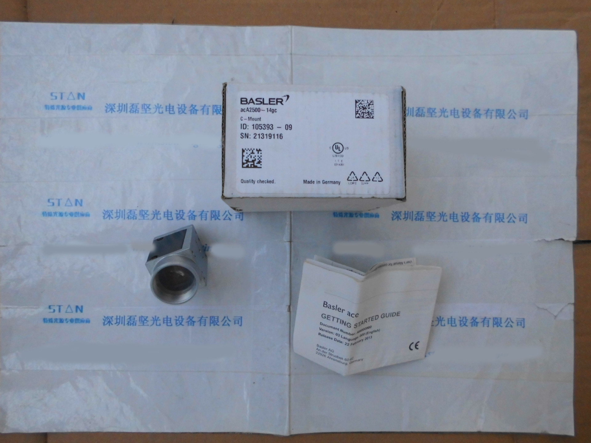 工业相机　　巴斯勒BASLER 　acA2500-14gc