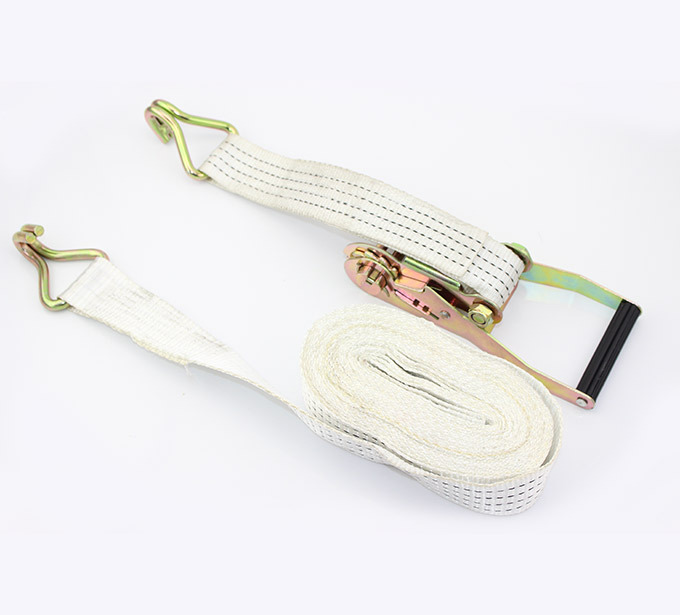 厂家定制双J钩捆绑器 白色拉紧器 收紧器 4T多功能棘轮紧线器