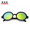 2016 Korean version of retro decorative large round frame glasses box Ala Lei Hali Potter circular color lens