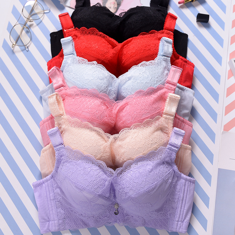 新款文胸小胸平胸超厚特厚6CM调整型女内衣a杯无钢圈超聚拢内衣厂