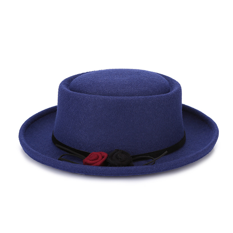 2020 sombrero de Jazz de lana estilo coreano sombrero de mujer otoño e invierno al aire libre cálido sombrero de mujer Amazon fábrica al por mayor image 3