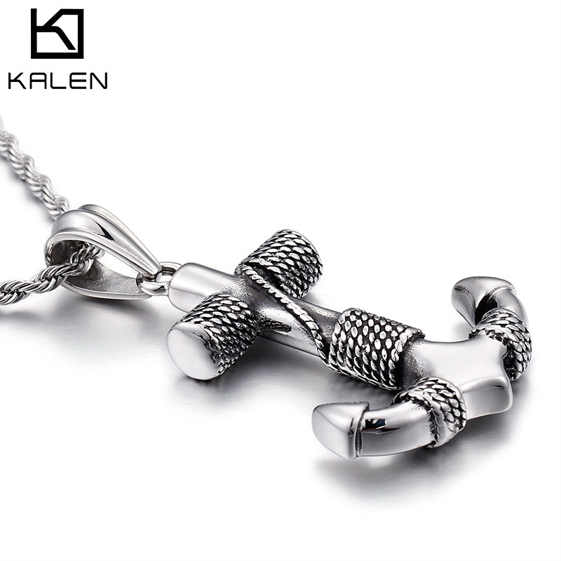 Аксессуар для волос, ожерелье из нержавеющей стали, модная ретро подвеска, оптовые продажи