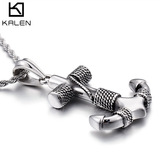 Аксессуар для волос, ожерелье из нержавеющей стали, модная ретро подвеска, оптовые продажи