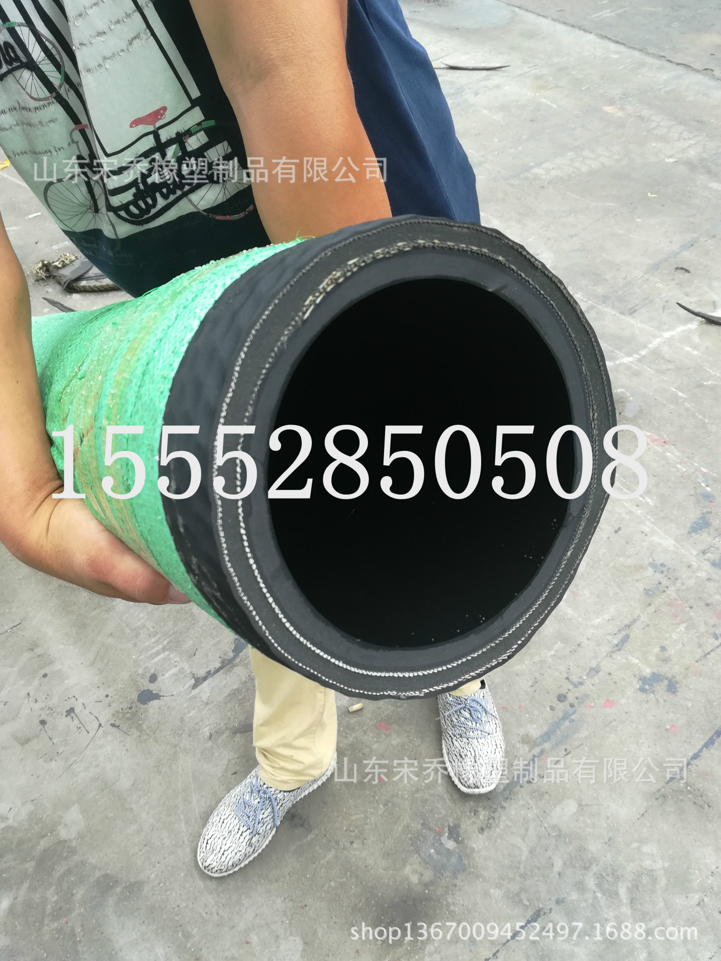 钻机配套用吸尘橡胶钢丝管耐磨耐高压钻机配套黑色吸尘管