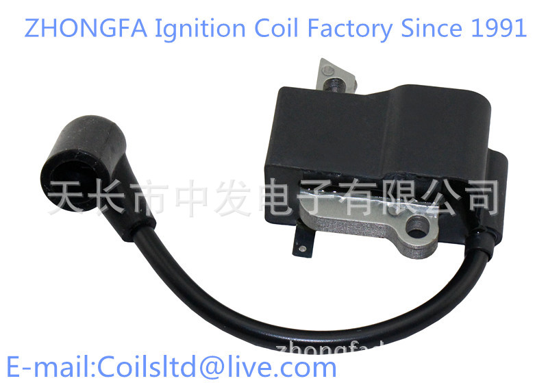 中发电子高压包 割草机油锯点火线圈 HUSQVARNA 445 450 435 440
