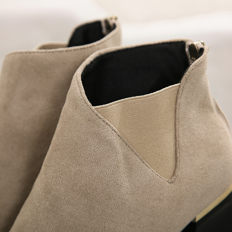 Bottes femme en Daim - Ref 3354981 Image 16