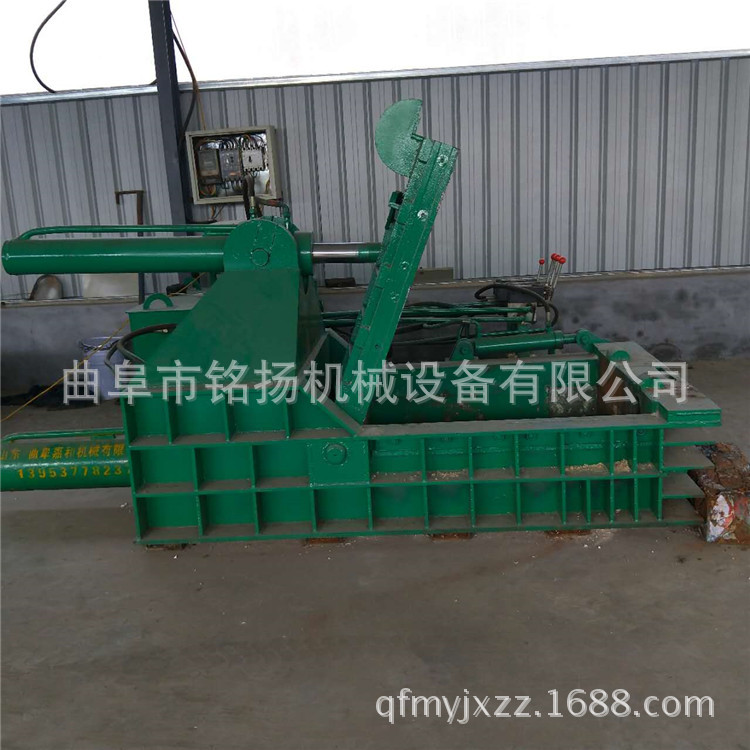 大型半自动液压金属铝板废钢筋压块打包机加厚耐磨损钢板液压打包机