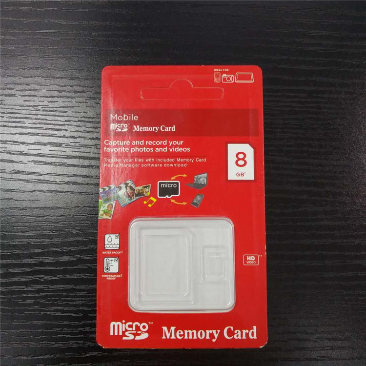 品牌内存卡中性包装金士顿东芝闪存硬卡纸吸塑开盖英文包装盒数码