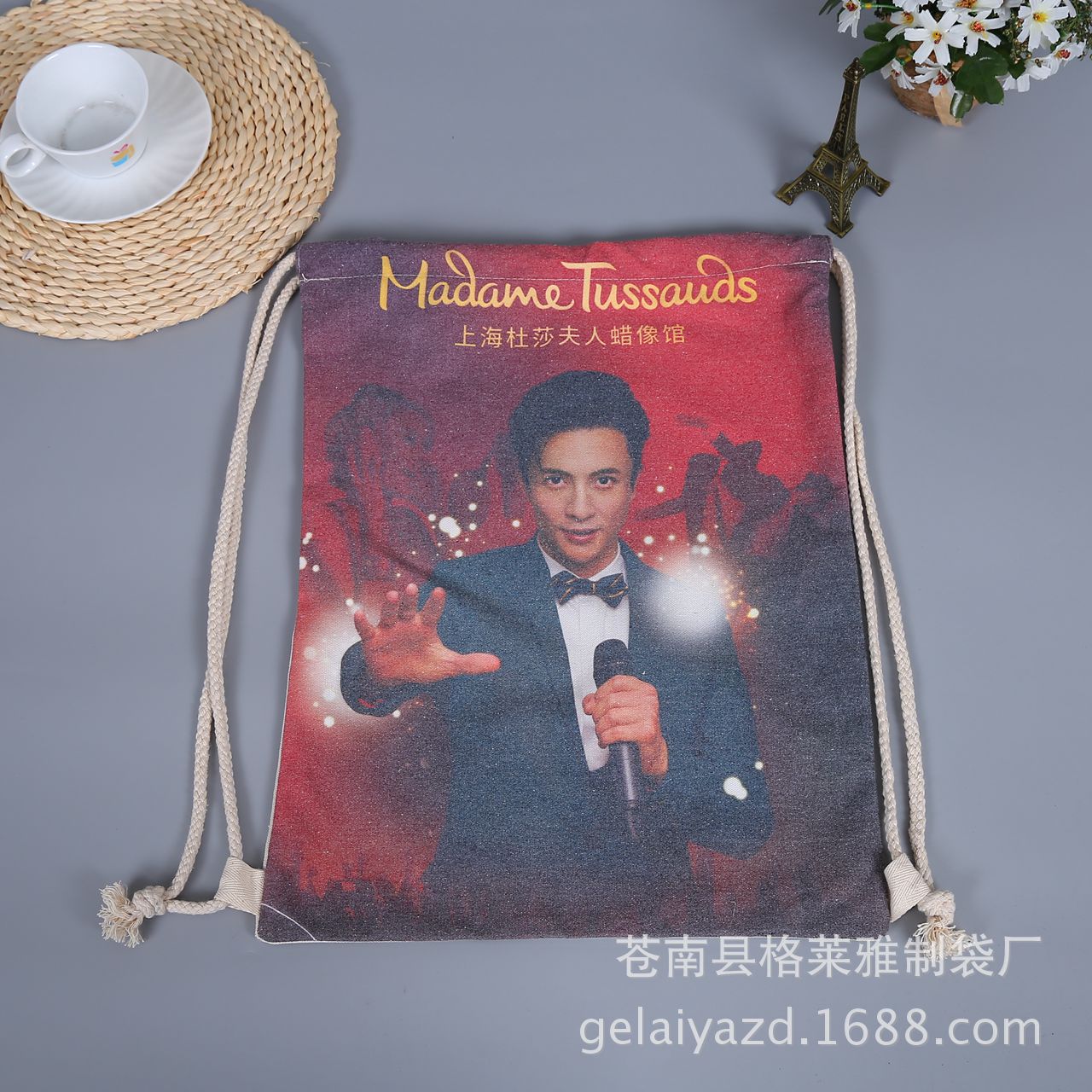 厂家批发 束口手提帆布袋 环保棉布袋 帆布购物袋 可印LOGO