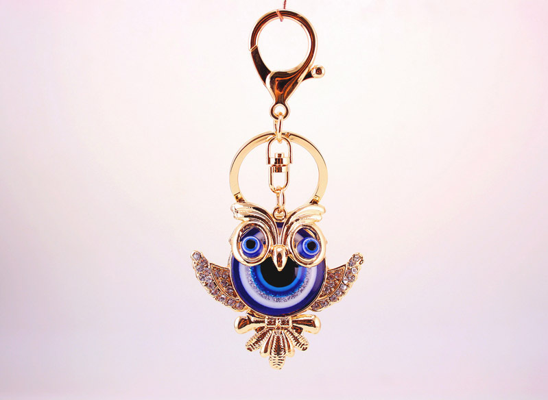 Devil's Eye Fashion Gift Animal Eye Owl Keychain display picture 4