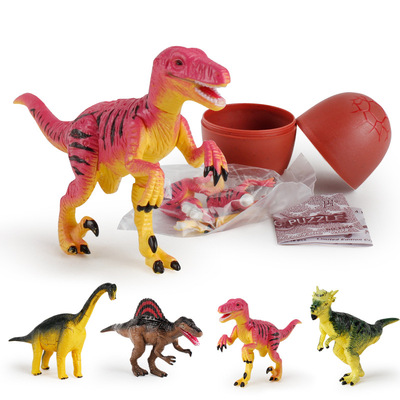 [Nhỏ] đơn sản phẩm cao cấp khủng long kỷ Jura câu đố lắp ráp khủng long đồ chơi khủng long loạt các quả trứng thông minh 2366