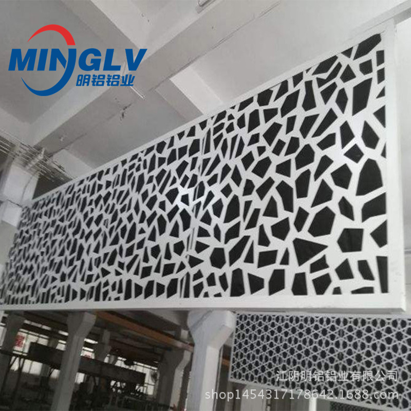 镂空雕花铝板门头170911