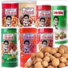 泰國進口休閑零食大哥花生豆炒豆堅果炒貨進口特產230g*24罐/箱