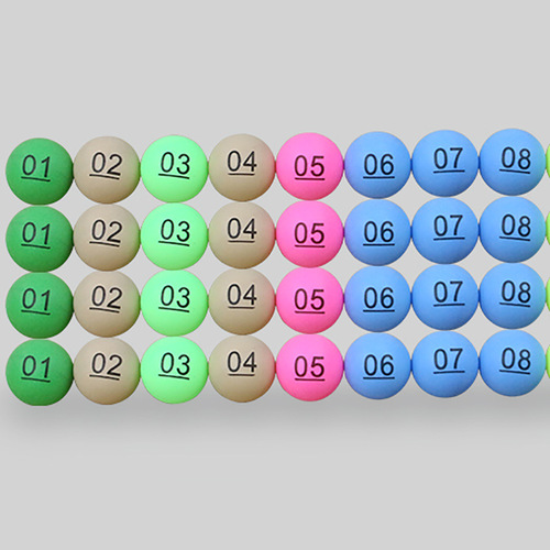 Huisheng digital color ball PP material table tennis table tennis ball promotion training color table tennis modified