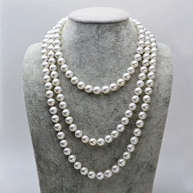 项链;吊坠;天然珍珠项饰