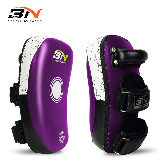 BN Thickened Fiber Skin Foot Target Adult Taekwondo Sanda Muay Thai Boxing Training Hand Target Kicking Target Arc Target