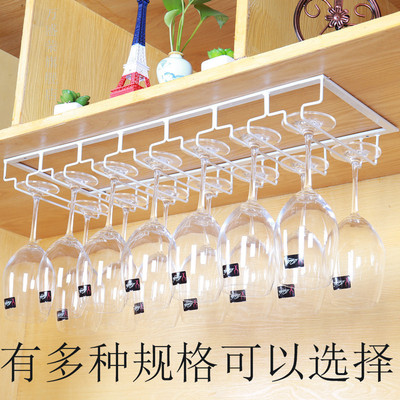 红酒杯架倒挂家用高脚杯架倒挂葡萄酒杯架欧式酒架吊杯架创意酒柜|ru