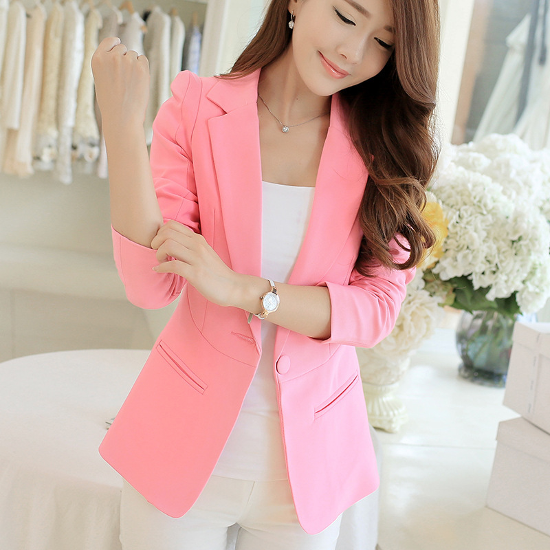 Caidaifei 2025 New Spring and Summer Korean Style Slim Short Small Suit Women's Jacket Women's Versatile Casual Suit