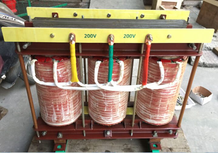 CE认证180KVA/KW3相380V变3相190V三相干式隔离变压器2：1现货