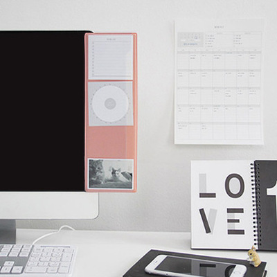 Eonbest显示器周边粘帖式便条夹留言板 memo boa